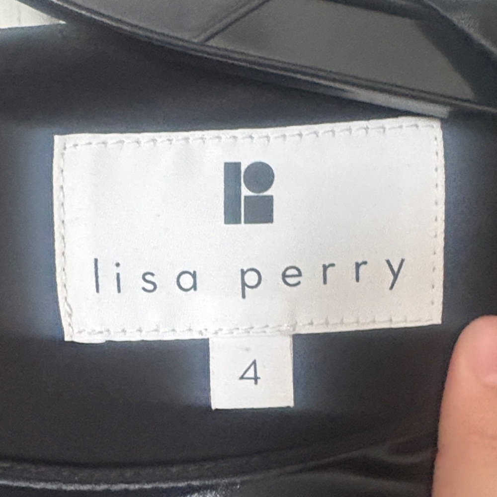 Lisa Perry Black Leather Apparel